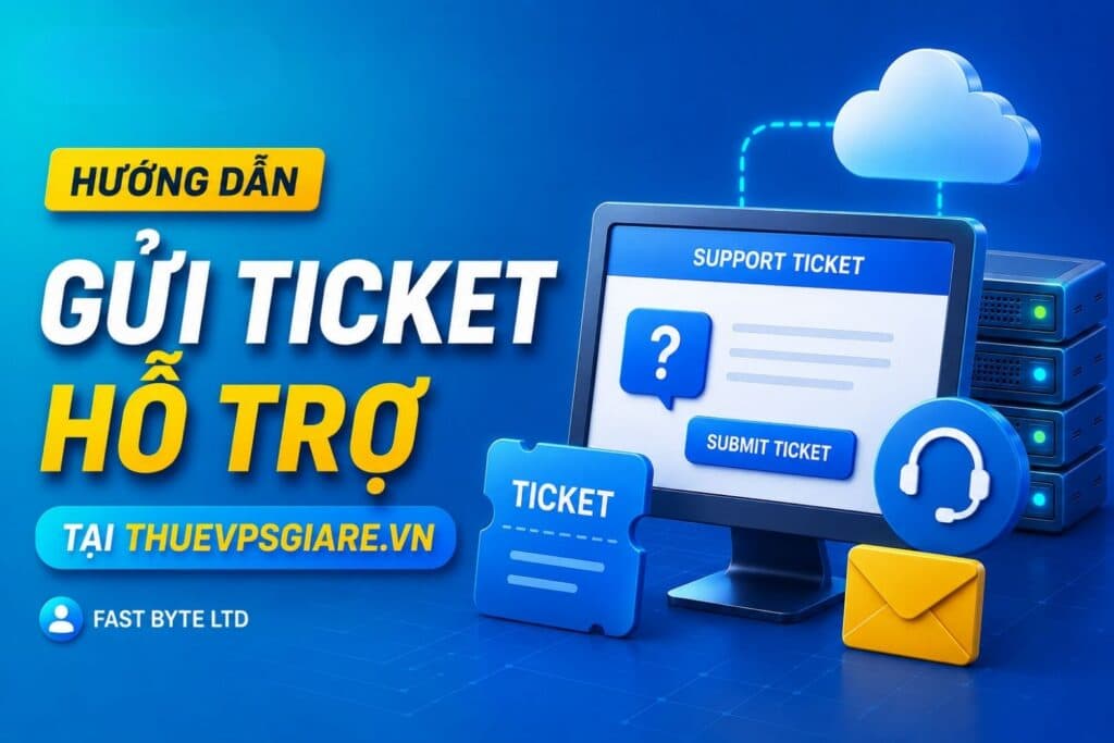 Gửi ticket hỗ trợ