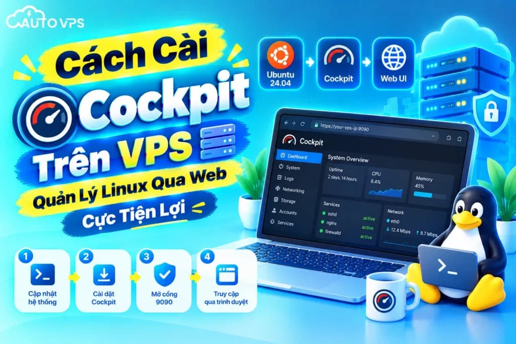 Cách Cài Cockpit Trên VPS