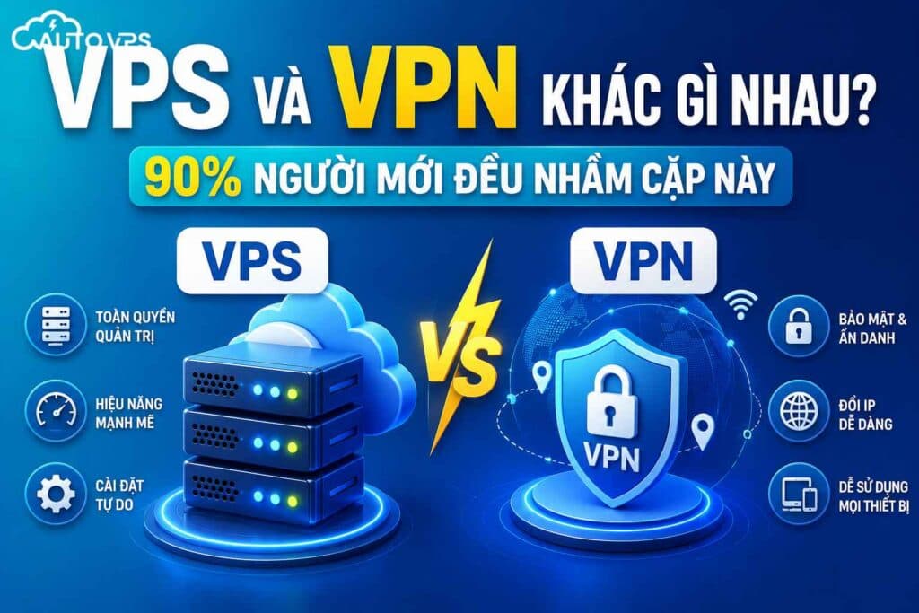 vps và vpn khác gì