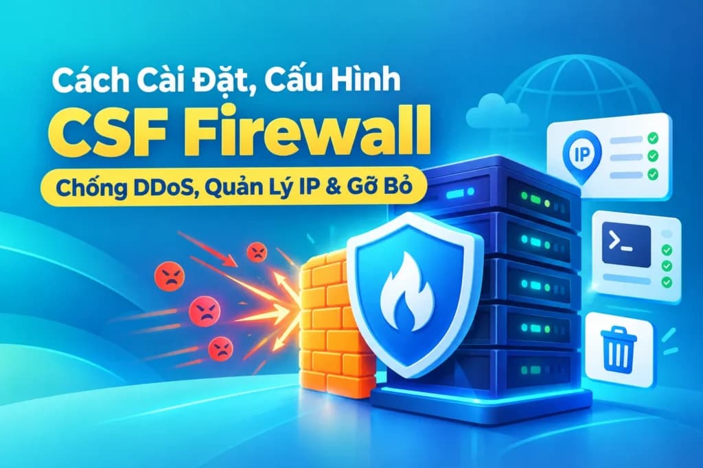 Cách Cài Đặt, Cấu Hình CSF Firewall
