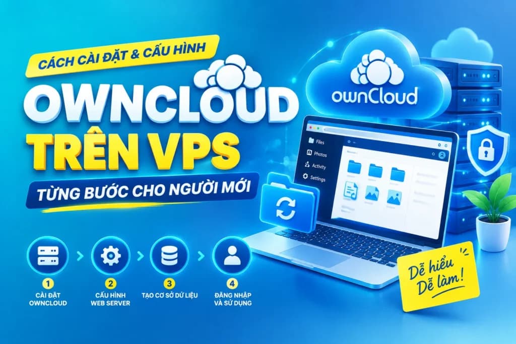Cách Cài Đặt & Cấu Hình OwnCloud Trên VPS
