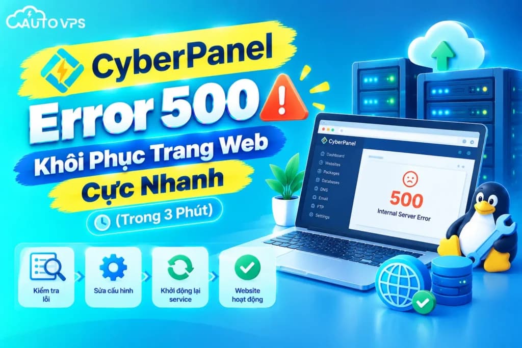 Cách Sửa Lỗi CyberPanel Error 500
