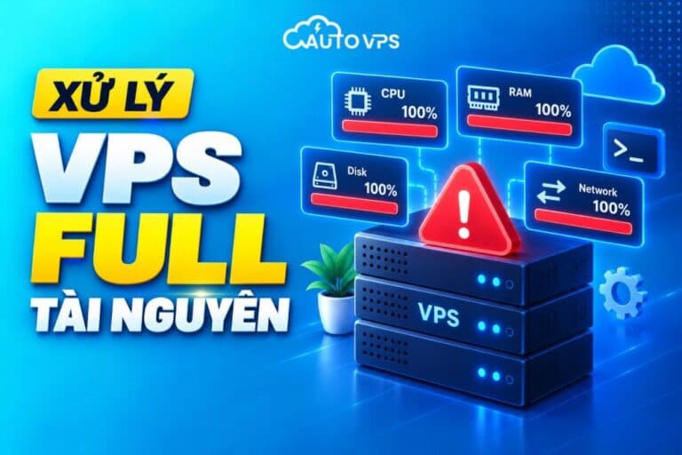 Hướng dẫn xử lý VPS đầy tài nguyên