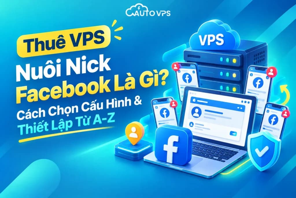 Thuê VPS Nuôi Nick Facebook