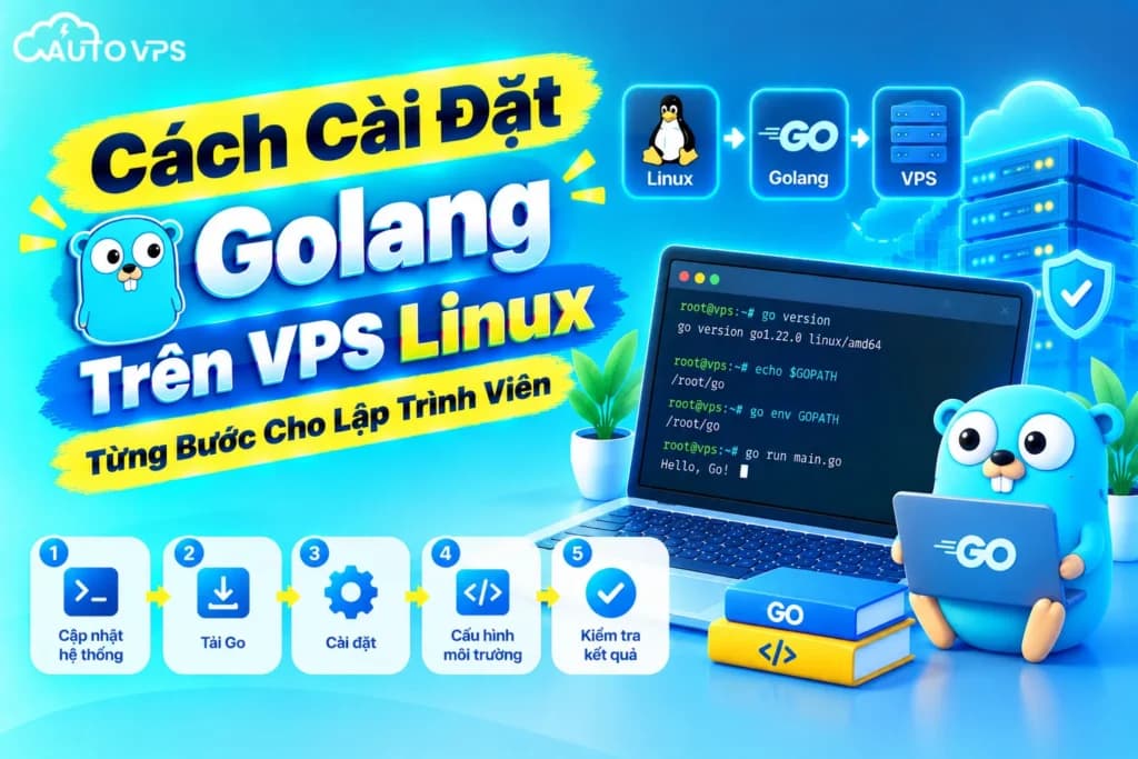 Cách Cài Đặt Golang Trên VPS Linux