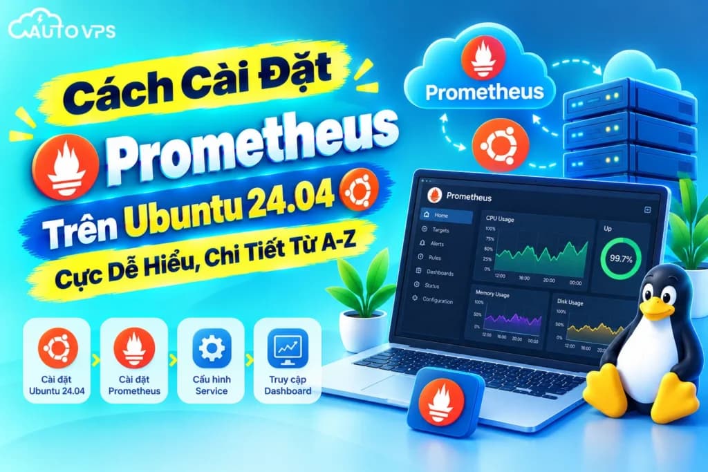 Cách Cài Đặt Prometheus Trên Ubuntu 24.04