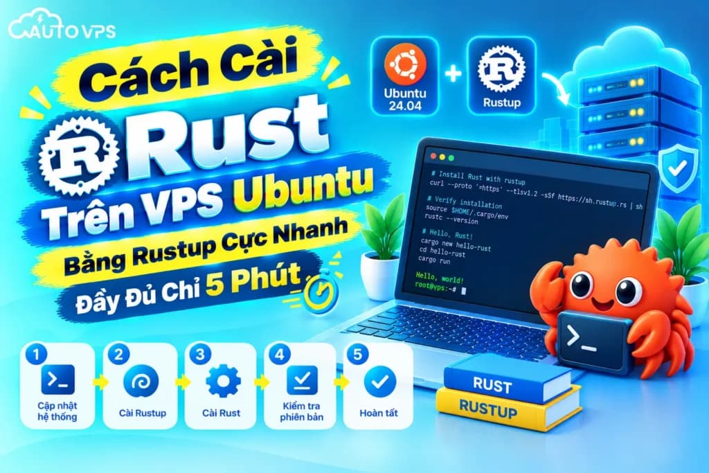 Cách Cài Rust Trên VPS Ubuntu