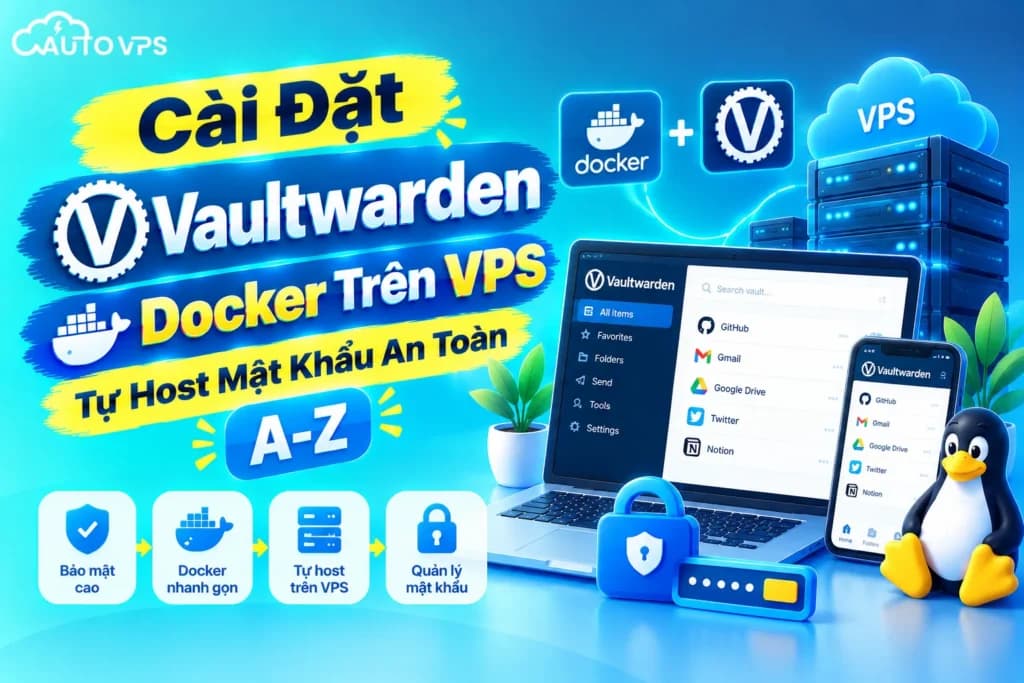 Cài Đặt Vaultwarden Docker Trên VPS