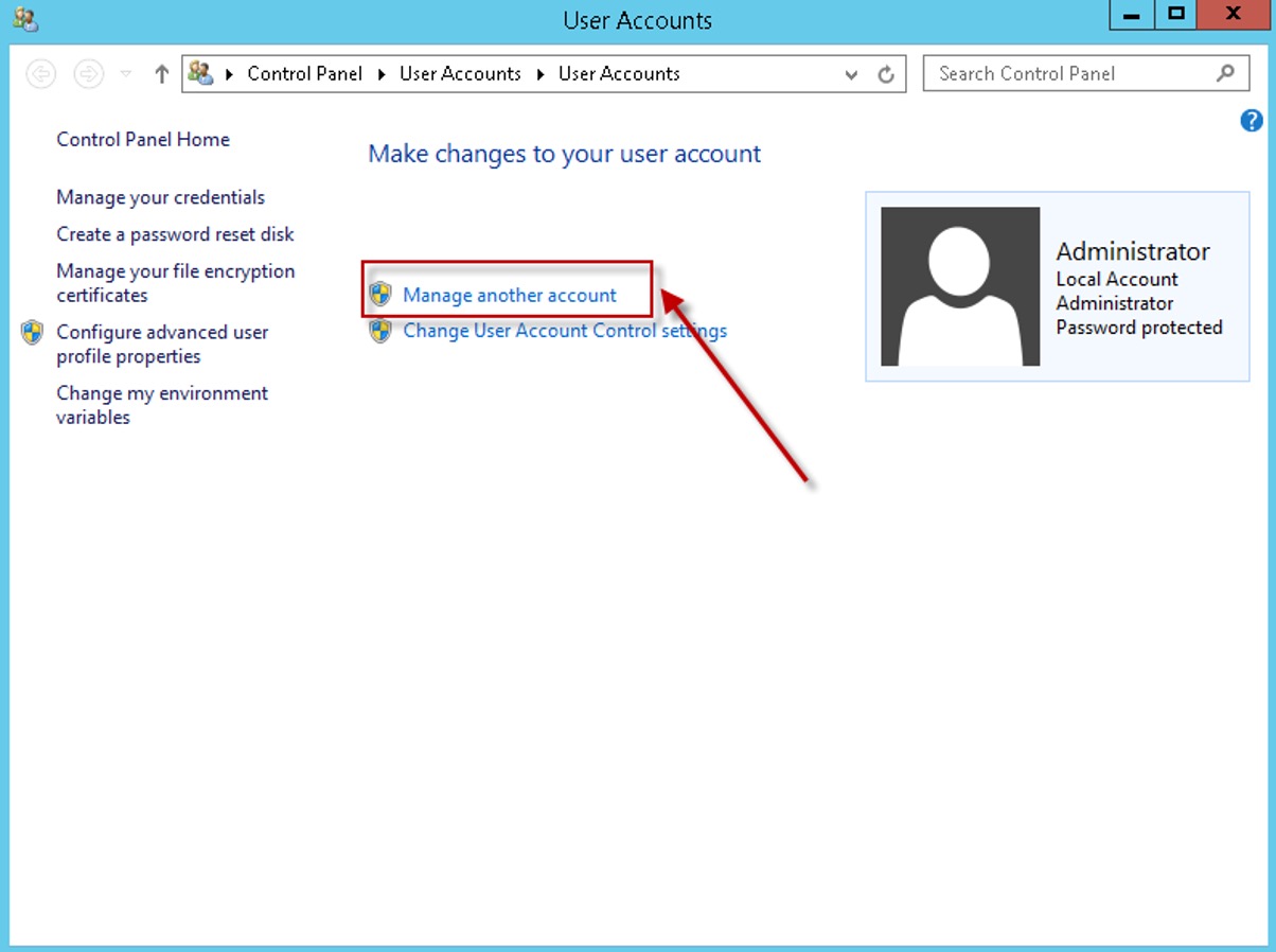 Đổi mật khẩu VPS Windows Bước 2