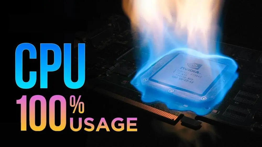 CPU tăng đột ngột đến gần 100%