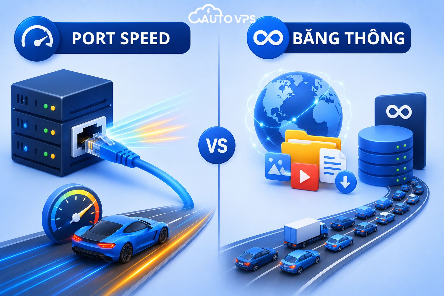 Phân biệt Port Speed và Băng thông