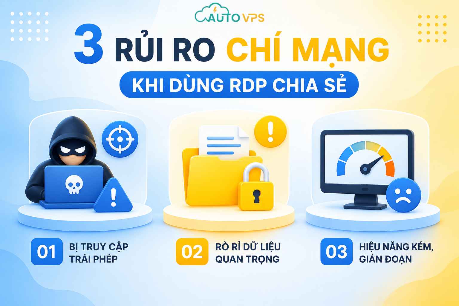 Rủi ro khi dùng RDP chia sẻ