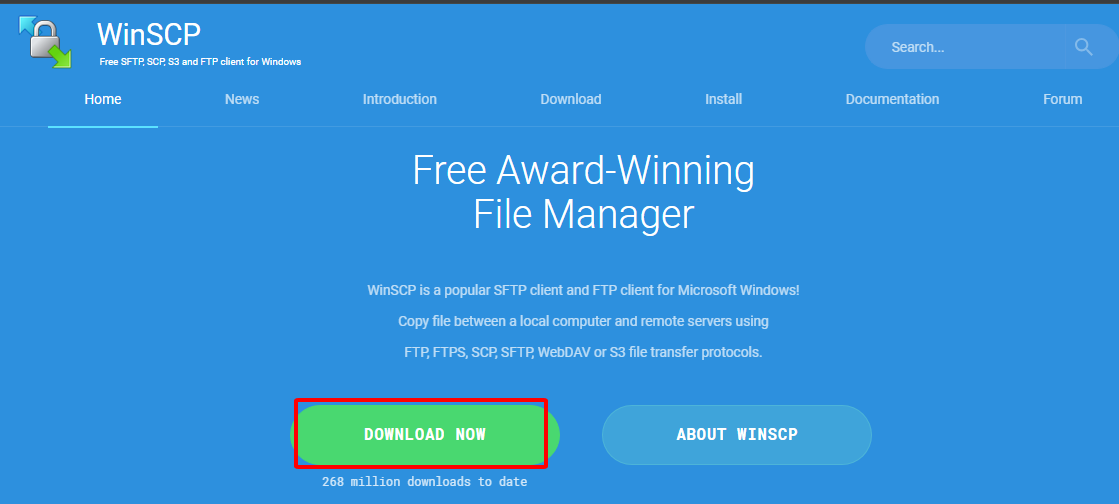 Tải WinSCP