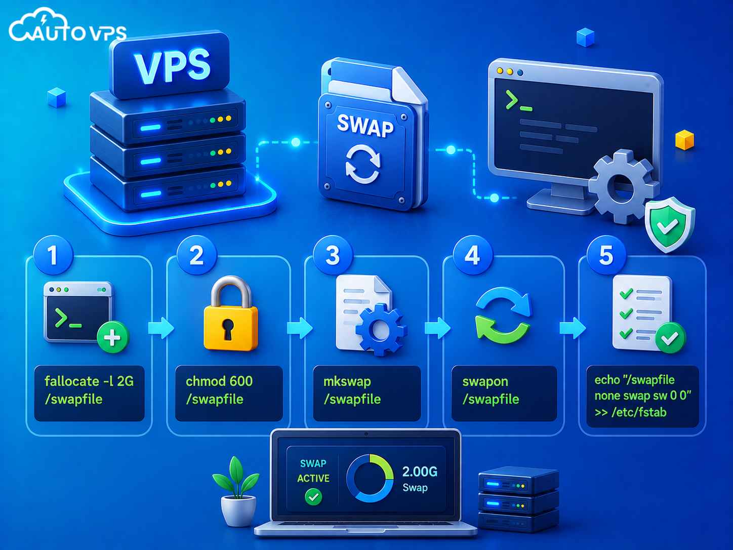 Cách tạo Swap File chi tiết trên VPS