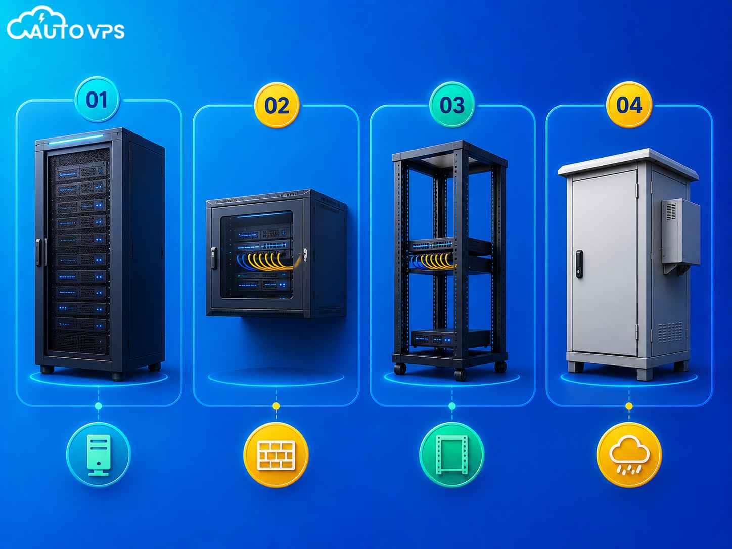 Phân loại tủ rack phổ biến hiện nay
