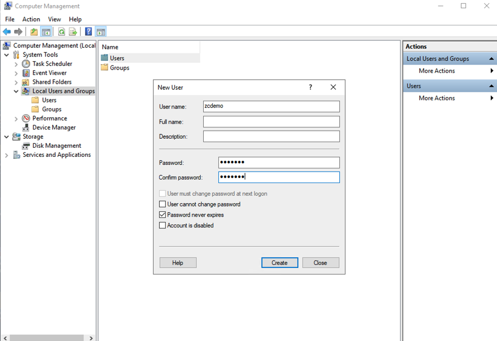 Sử dụng công cụ quản lý Computer Management