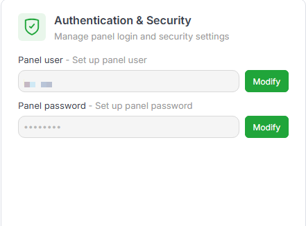 Thay đổi tài khoản admin mặc định