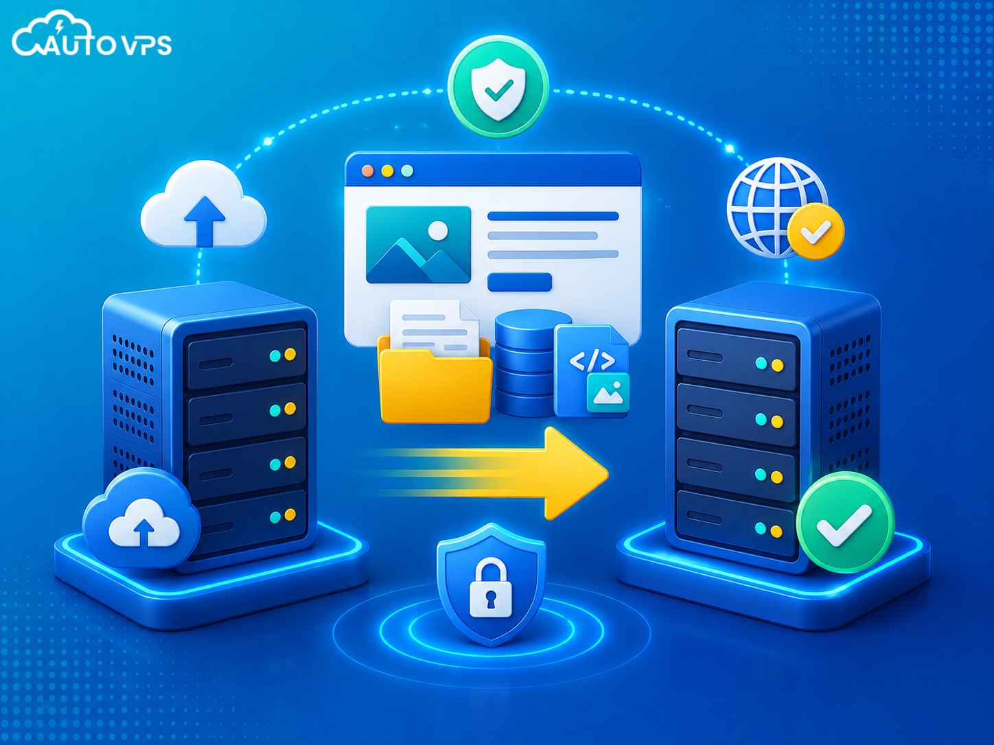 cách chuyển dữ liệu website sang VPS mới an toàn