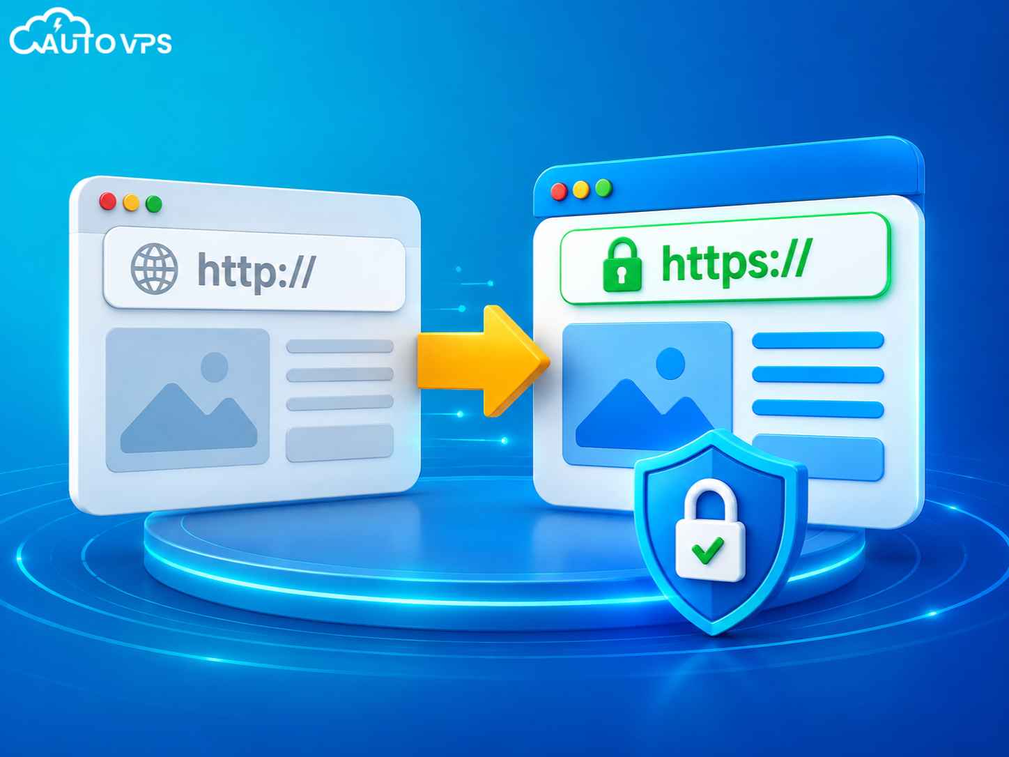 chuyển http sang https cho website