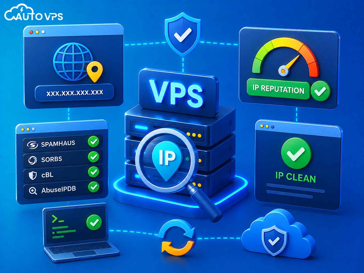 kiểm tra địa chỉ IP VPS có sạch