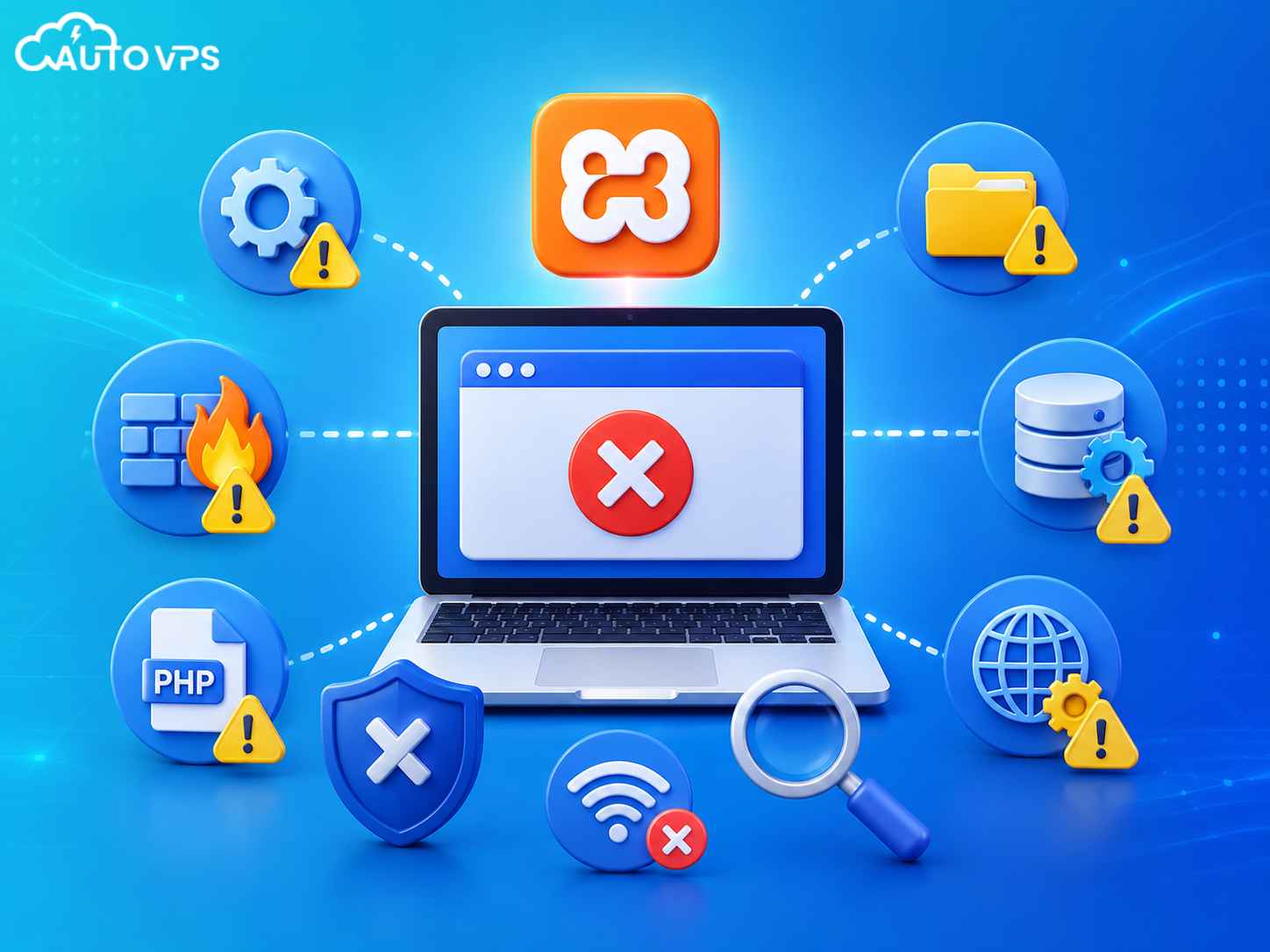 nguyên nhân không thể vào được Localhost XAMPP